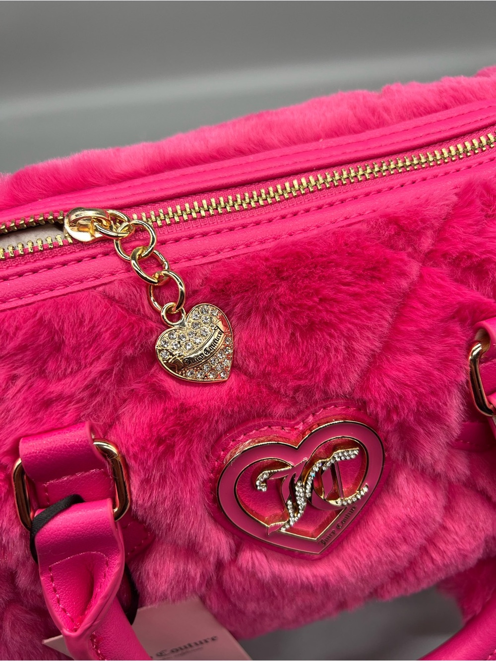 Juicy couture let’s get cozy satchel purse - Picture 8 of 12
